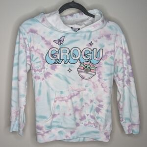 Star Wars Grogu Pastel Tie-Dye Hoodie